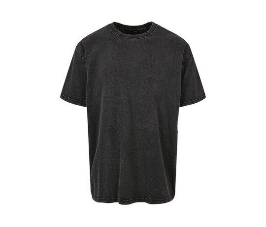 Build Your Brand BY189 - ACID WASHED SCHWERES OVERSIZE TEE