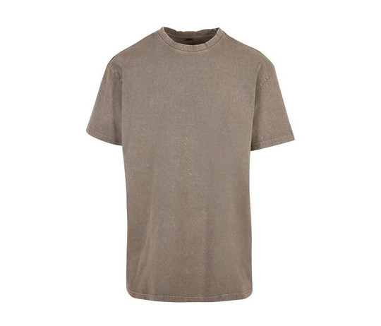 Build Your Brand BY189 - ACID WASHED SCHWERES OVERSIZE TEE