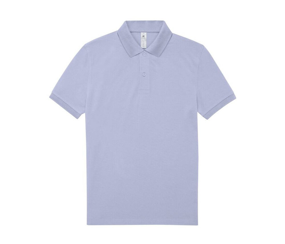 B&C BCU424 - Kurzärmeliges feines Piqué-Poloshirt