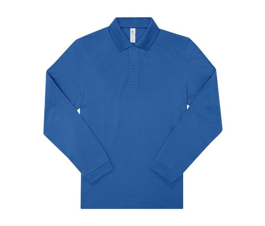 B&C BCU425 - Langermet fin piqué poloshirt