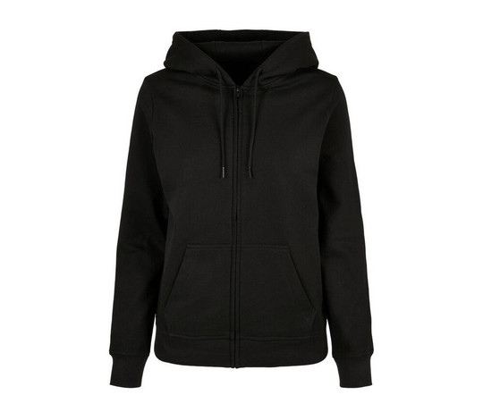 BUILD YOUR BRAND BYB009 - LADIES BASIC ZIP HOODY