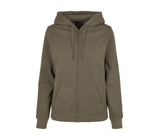 BUILD YOUR BRAND BYB009 - LADIES BASIC ZIP HOODY