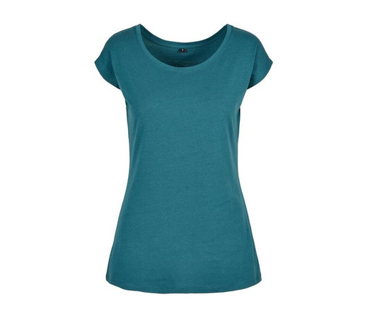 Build Your Brand BYB013 - DAMEN WIDE NECK TEE