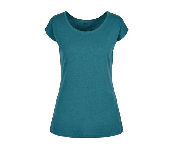 BUILD YOUR BRAND BYB013 - LADIES WIDE NECK TEE