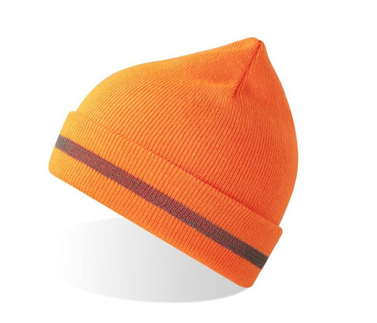 ATLANTIS HEADWEAR AT238 - High visibility beanie made of recycled polyester
