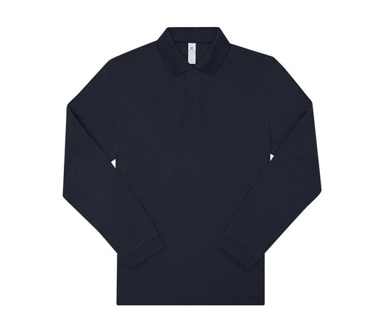 B&C BCU427 - Men's long sleeve poloshirt 210
