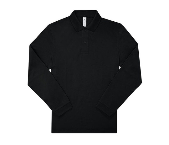 B&C BCU427 - Men's long sleeve poloshirt 210
