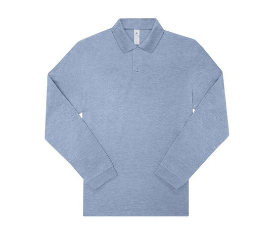 B&C BCU427 - Men's long sleeve poloshirt 210
