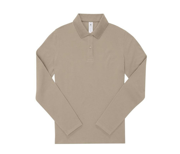 B&C BCW462 - Dame langermet poloshirt