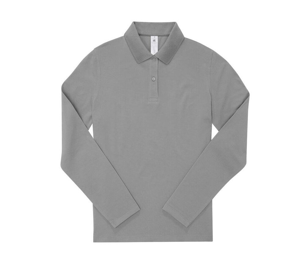 B&C BCW462 - Poloshirt a maniche lunghe da donna