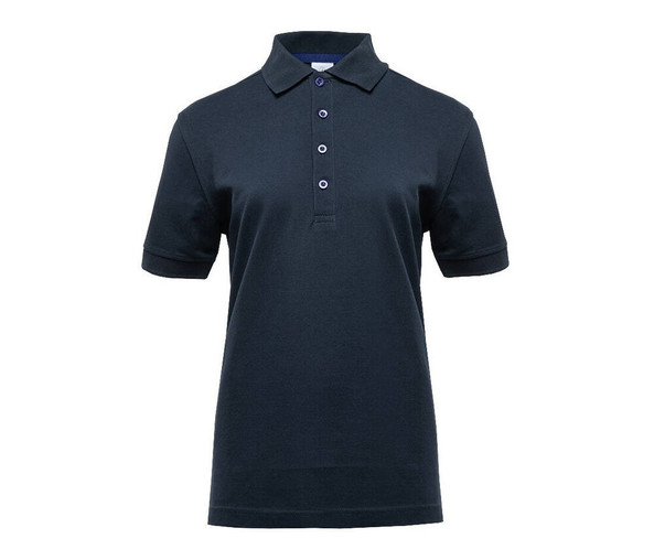 Black&Match BM101 - Damernas polotröja med kontrasterande knappar