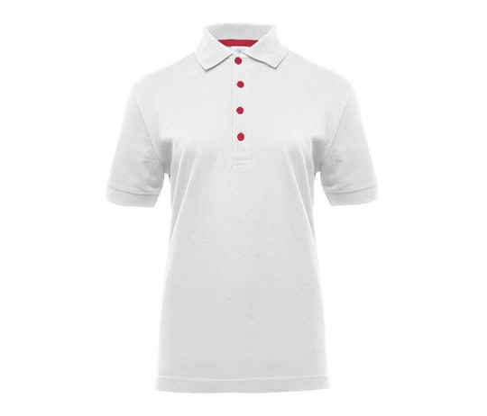 Black&Match BM101 - Damen-Poloshirt mit kontrastierenden Knöpfen