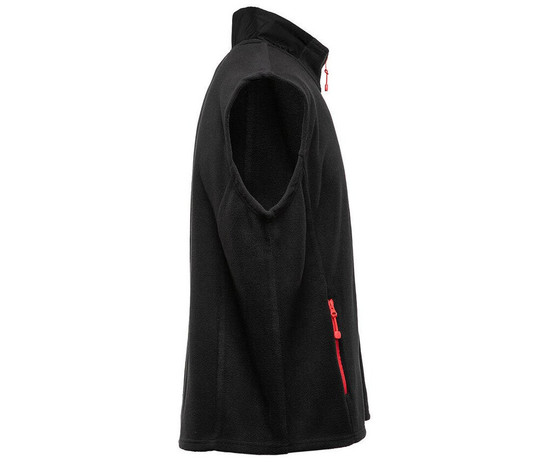 BLACK&MATCH BM500 - Bodywarmer polaire contrasté