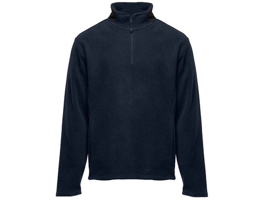 BLACK&MATCH BM505 - Polaire col zippé contrasté