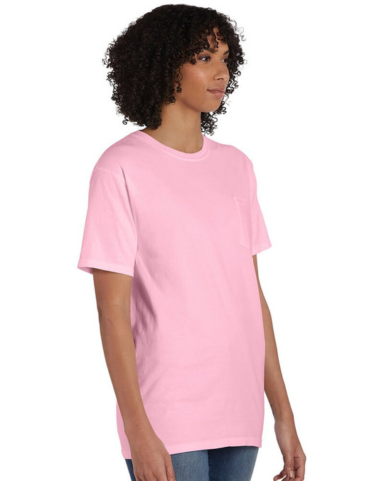 ComfortWash by Hanes GDH150 - Camiseta unisex teñida en prenda con bolsillo