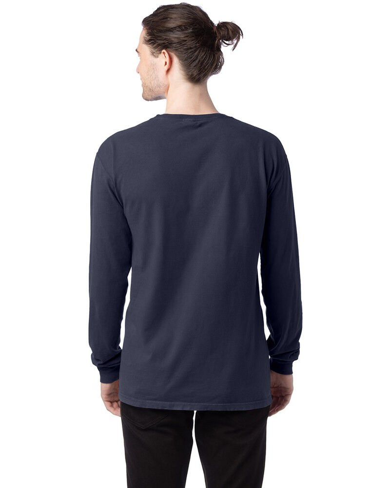 ComfortWash by Hanes GDH200 - Camiseta de manga larga teñida en prenda unisex