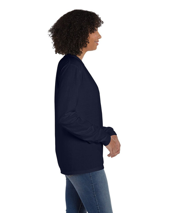 ComfortWash by Hanes GDH250 - Unisex Garment-Dyed Long-Sleeve T-Shirt with Pocket