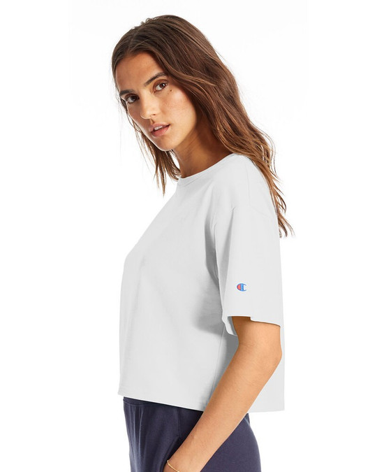 Champion T453W - Camiseta Heritage Recortada para Damas