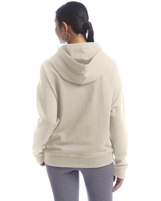 Champion S760 - Sudadera con capucha relajada PowerBlend para damas