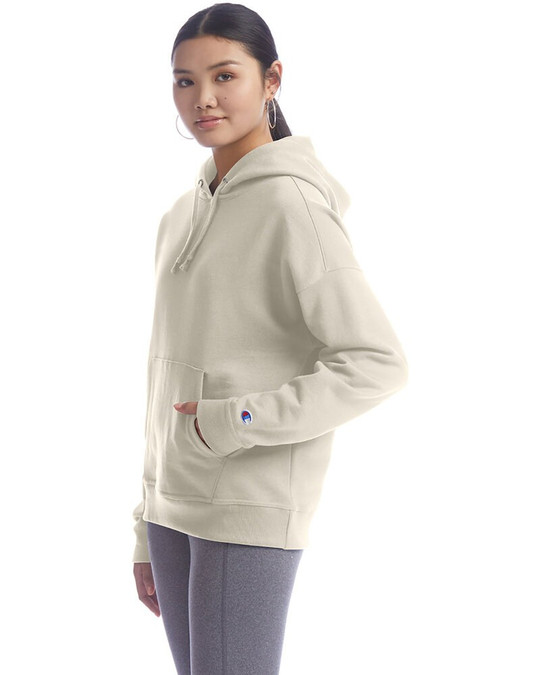 Champion S760 - Sudadera con capucha relajada PowerBlend para damas