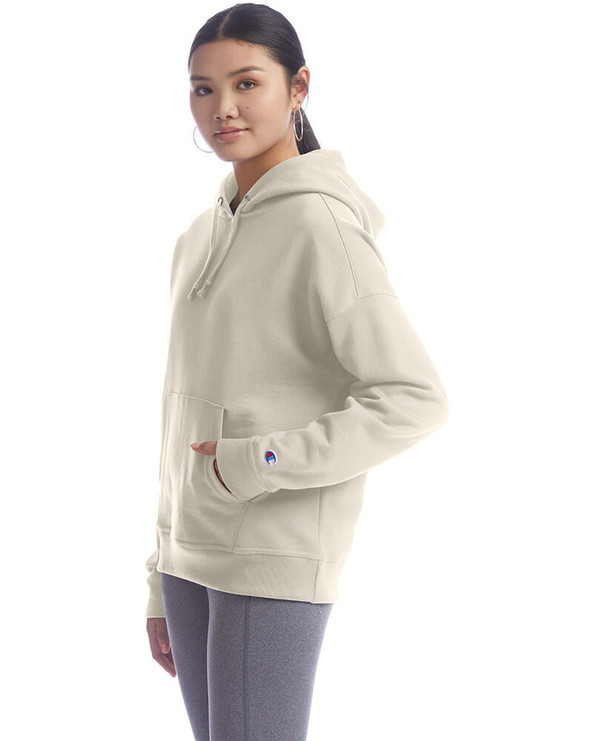 Champion S760 - Ladies PowerBlend Relaxed Hooded Sweatshirt