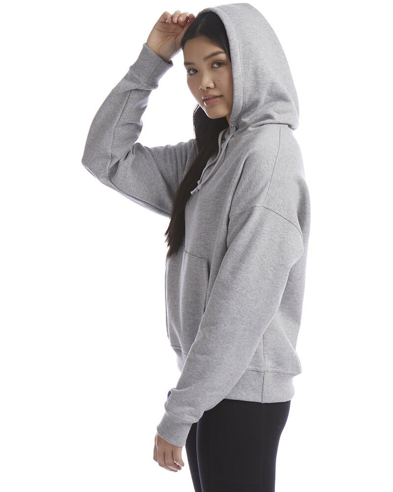 Champion S760 - Ladies PowerBlend Relaxed Hooded Sweatshirt