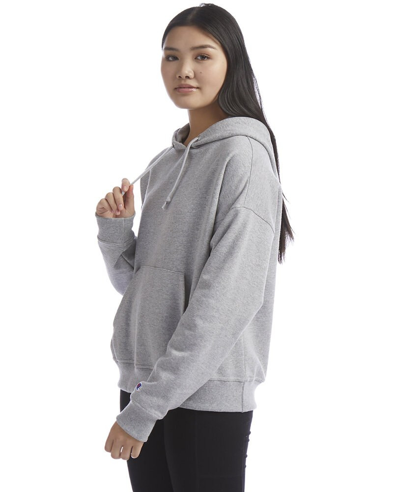 Champion S760 - Ladies PowerBlend Relaxed Hooded Sweatshirt