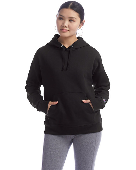 Champion S760 - Sudadera con capucha relajada PowerBlend para damas