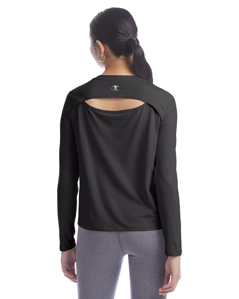 Champion CHP140 - Ladies Cutout Long Sleeve T-Shirt