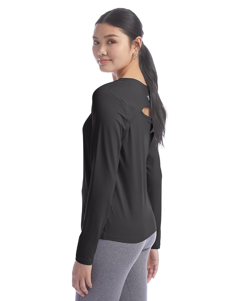 Champion CHP140 - Ladies Cutout Long Sleeve T-Shirt