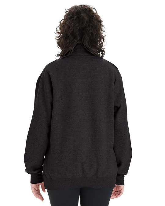 Champion S450 - Pullover Unisex Powerblend con cremallera de un cuarto