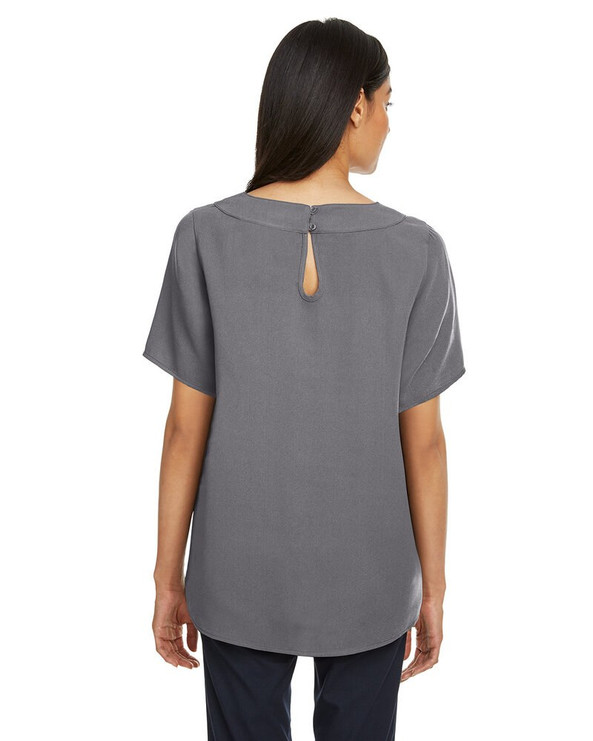 Devon & Jones DP613W - Ladies Perfect Fit Boat-Neck Blouse