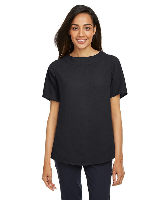 Devon & Jones DP613W - Ladies Perfect Fit Boat-Neck Blouse