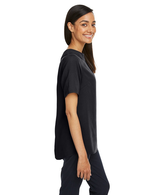 Devon & Jones DP613W - Ladies Perfect Fit Boat-Neck Blouse