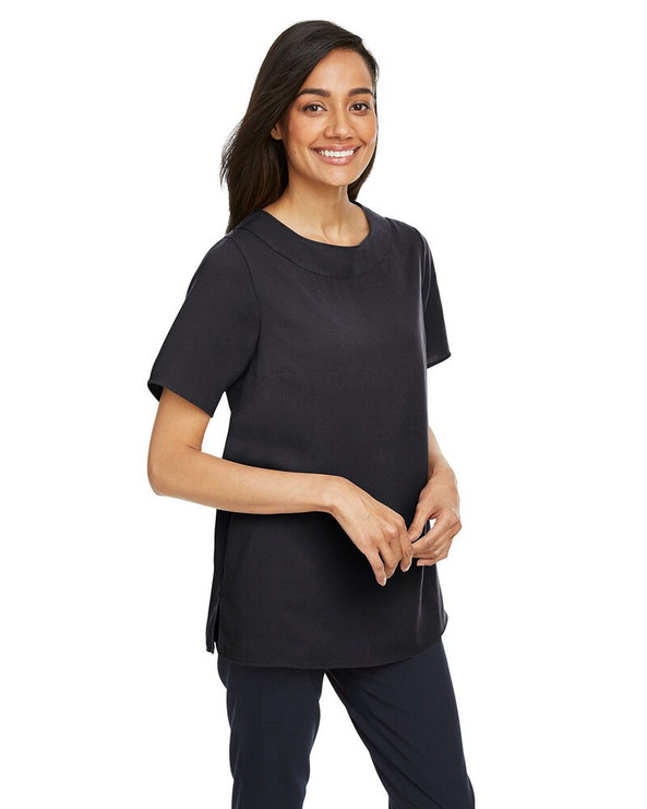 Devon & Jones DP613W - Ladies Perfect Fit Boat-Neck Blouse