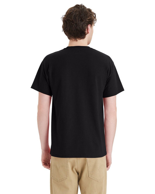 Hanes 5290P - Camiseta Unisex Essential Pocket