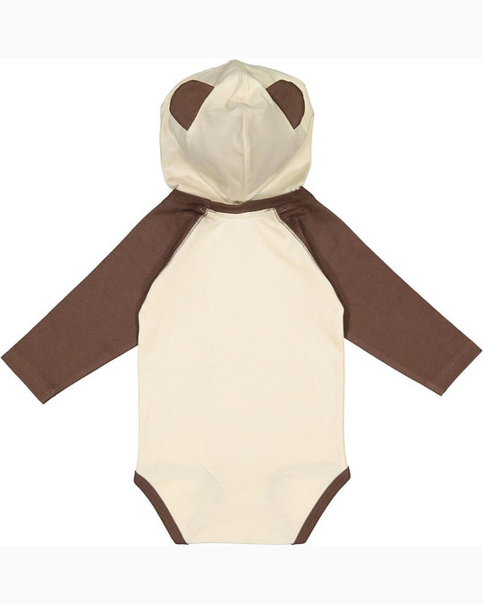 Rabbit Skins 4418 - Body de manga larga de jersey fino para bebé con orejas
