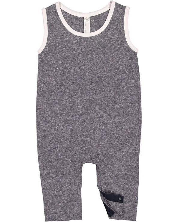 Rabbit Skins 4492 - Infant Harborside Melange Tank Romper
