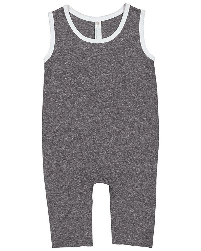 Rabbit Skins 4492 - Infant Harborside Melange Tank Romper