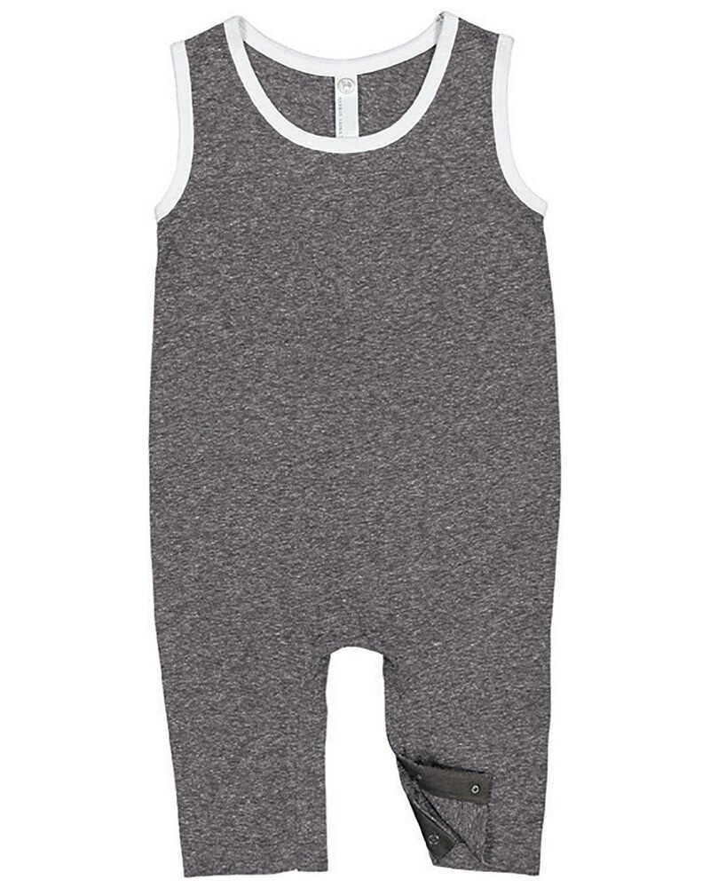 Rabbit Skins 4492 - Infant Harborside Melange Tank Romper