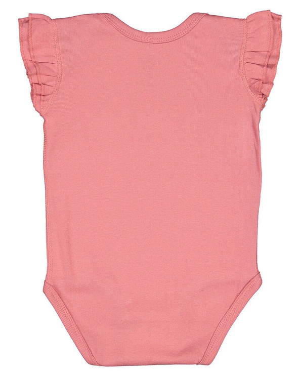 Rabbit Skins 4439 - Infant Flutter Sleeve Bodysuit