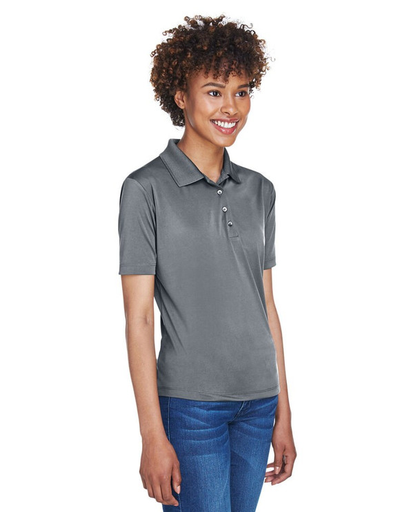 UltraClub 8610L - Polo Interlock de Rendimiento Elite 8-Star Cool & Dry para Damas