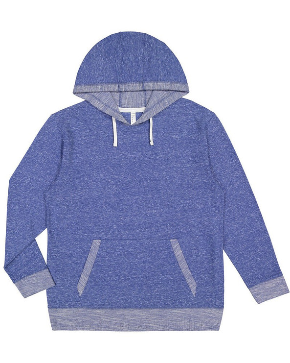 LAT 6779 - Adult Harborside Melange French Terry Hooded Sweatshirt