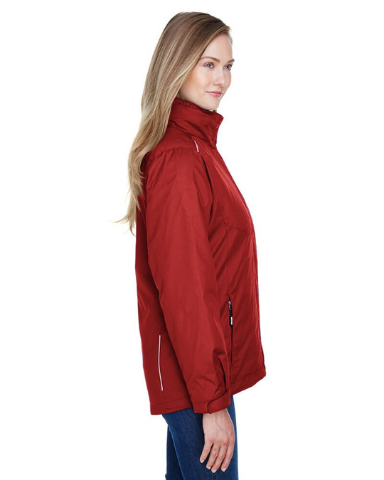 CORE365 78205 - Chaqueta 3 en 1 para Dama Region con Forro de Felpa
