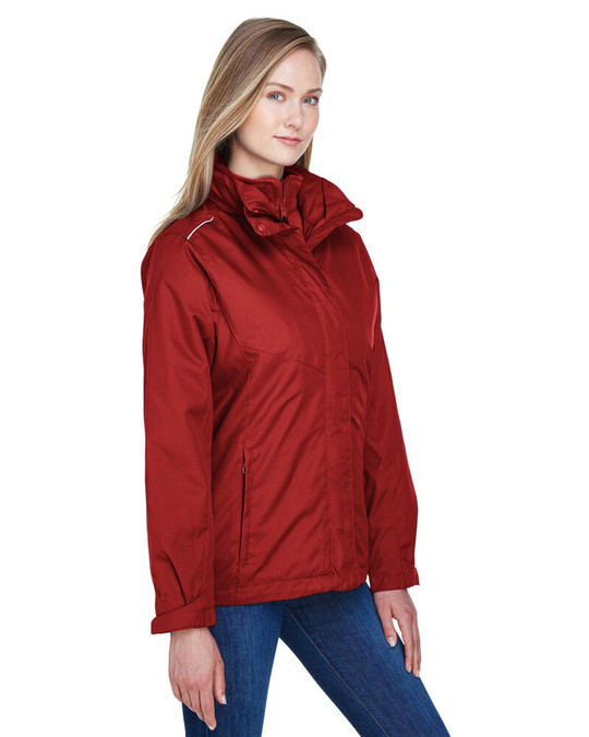 CORE365 78205 - Chaqueta 3 en 1 para Dama Region con Forro de Felpa