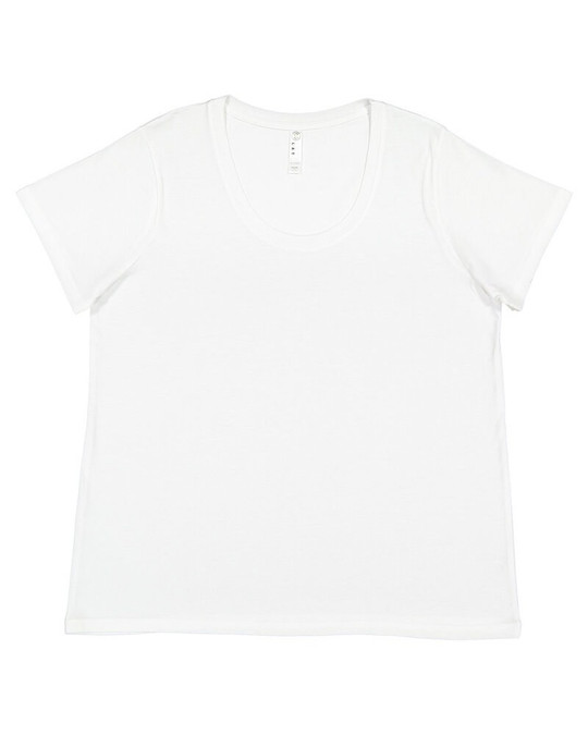 LAT 3816 - Camiseta de Jersey Fino para Damas Curvy