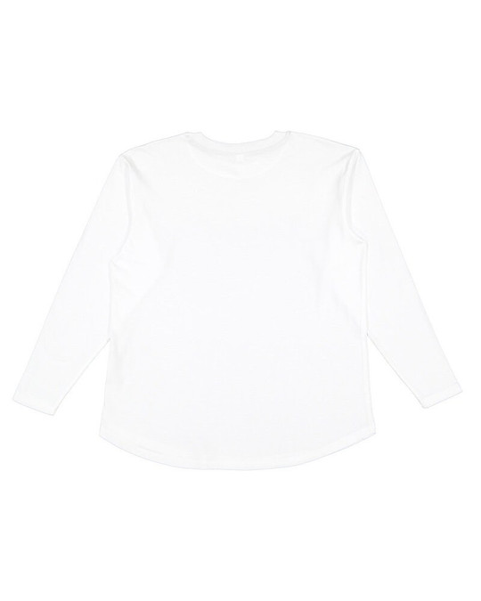 LAT 3508 - Camiseta de Manga Larga Relaxed para Damas