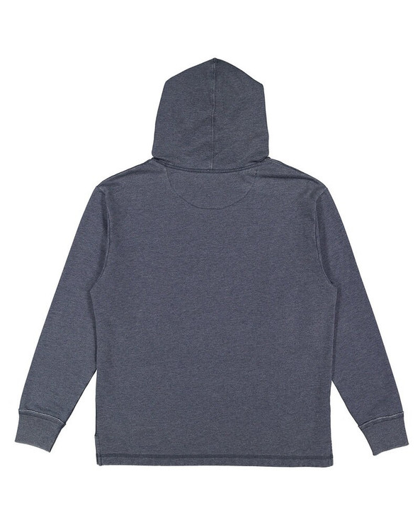 LAT 6936 - Adult Vintage Wash Fleece Hooded Sweatshirt
