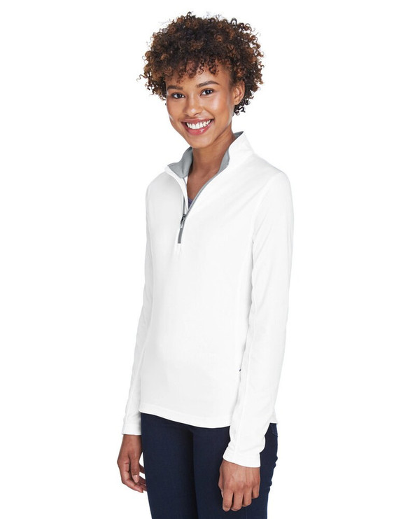 UltraClub 8230L - Ladies Cool & Dry Sport Quarter-Zip Pullover
