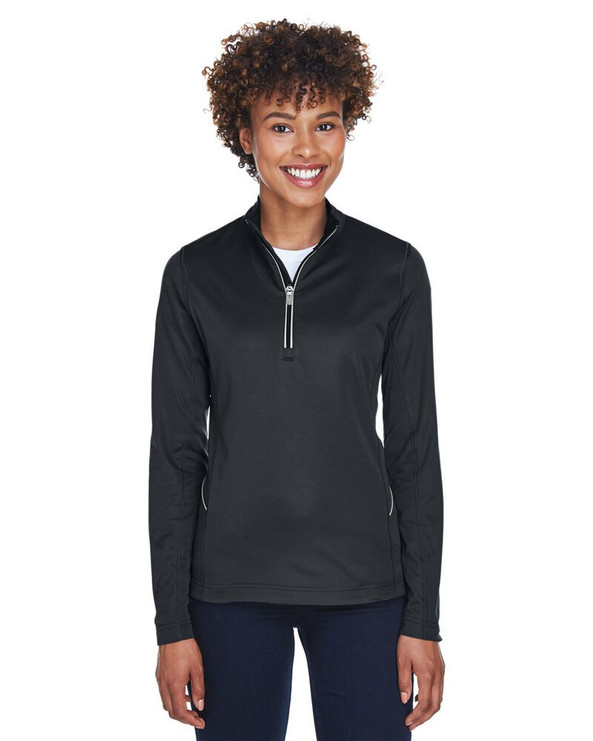 UltraClub 8230L - Ladies Cool & Dry Sport Quarter-Zip Pullover